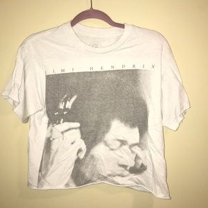 PacSun Jimi Hendrix Vintage Croptop